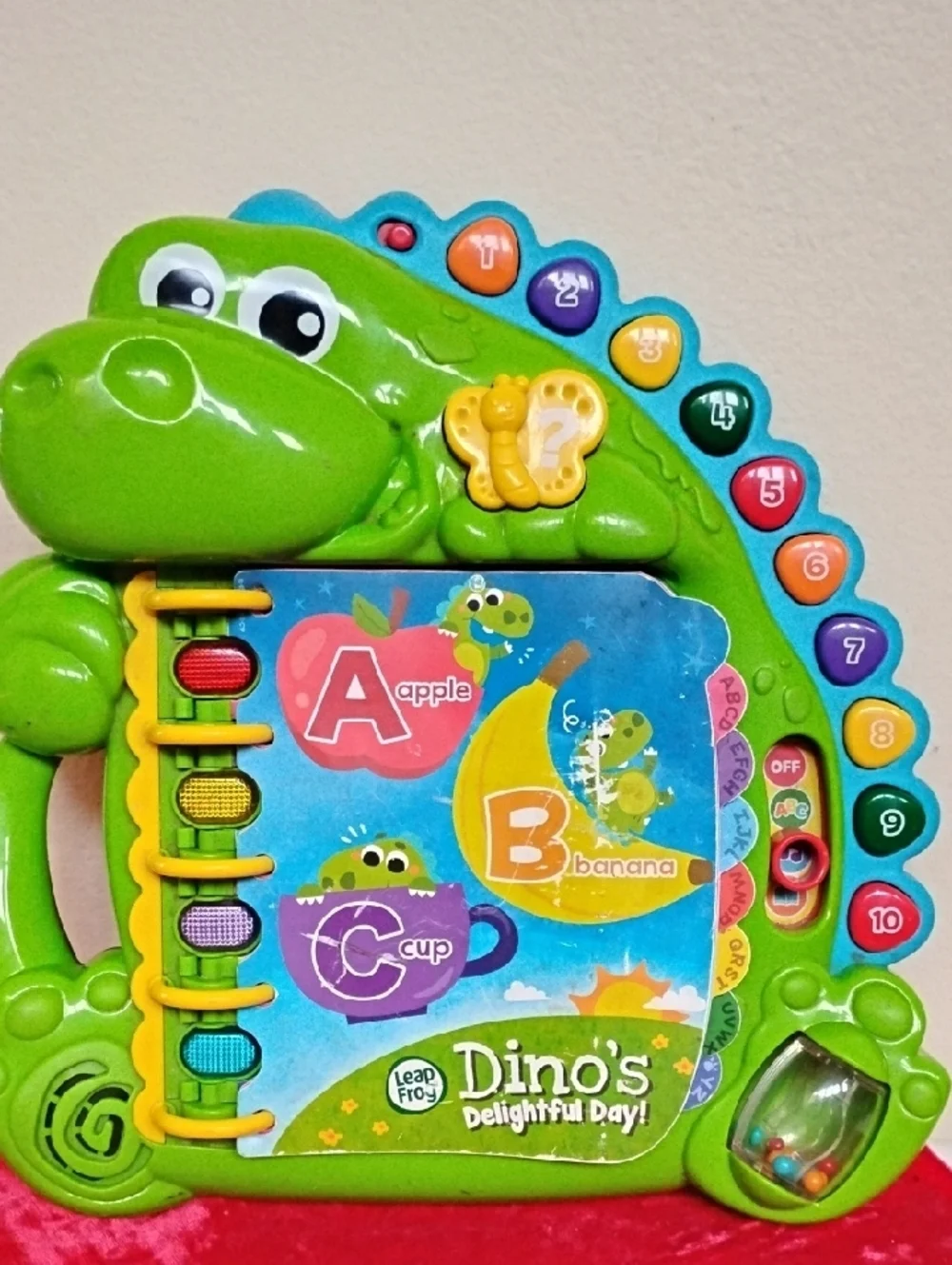 LeapFrog Dino Alphabet & Numbers Learning Toy - Green